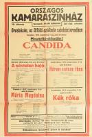 1925 Országos Kamaraszínház 44x31 cm