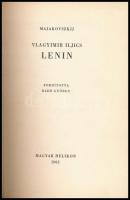 Vlagyimir Vlagyimirovics Majakovszkij: Lenin. Fordította: Radó György. Az eredeti linóleummetszeteke...