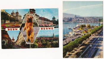 31 db MODERN svájci képeslap / 31 modern Swiss postcards