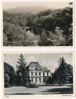 4 db RÉGI magyar város képeslap: Léva, Balaton, Parád / 4 pre-1945 Hungarian town-view postcards: Le...