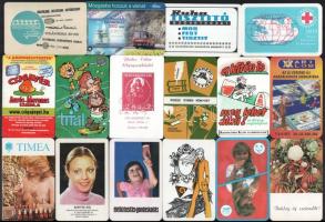 30 db reklámos kártyanaptár cca 1970-2008
