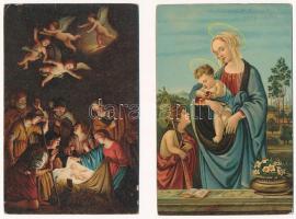 5 db RÉGI Stengel litho képeslap vegyes minőségben / 5 pre-1945 Stengel litho postcards in mixed qua...