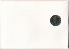 Cook-szigetek / Penrhyn 1992. 1$ Cu-Ni felbélyegzett borítékban, bélyegzéssel, német nyelvű tájékozt...
