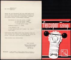 cca 1960-1990 5 db gyógyszer reklám nyomtatvány