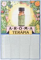 Aroma terápia alkalmazási táblázat nagy méretű nyomat 46x67 cm