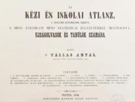 Magyarország és Erdély 1846-os Vállas-féle térképének facsimile kiadása. 60x42 cm