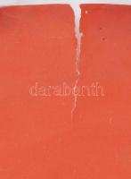 cca 1930 Gottschlig likőr reklám plakát terv, akvarell, papír, 39x26 cm, Galambos Margit (?-?) jelze...