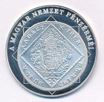 DN "A magyar nemzet pénzérméi - Egységes verdejelek bevezetése 1740-1780" Ag emlékérem tan...