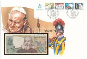 Vatikán 1983. 2000L felbélyegzett borítékban, bélyegzéssel T:I Vatican 1983. 2000 Lire in envelope with stamp and cancellation C:UNC