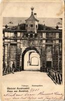 1903 Komárom, Komárnó; Várkapu / Festungsthor / castle gate (fa)