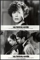 1981 ,,Lady Chatterley szeretője" című francia - angol film jelenetei és szereplői, 9 db vintag...