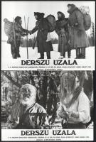 1975 Kurosawa Akira : ,,Derszu Uzala" című szovjet filmjének jelenetei és szereplői, 8 db vinta...