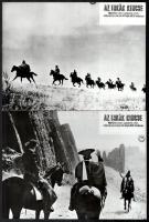 1965 ,,Az inkák kincse című bolgár - NSZK film jelenetei és szereplői, 10 db vintage produkciós filmfotó, ezüst zselatinos fotópapíron, két kép barnásra színeződött, 18x24 cm