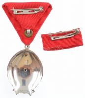 1985. "Munka Érdemrend" ezüst fokozata, ezüstözött, zománcozott Br kitüntetés mellszalagon...