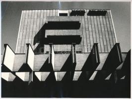 cca 1974 Szekszárd, Hotel Gemenc, Végh Elek kőbányai fotóművész hagyatékából 1 db feliratozott, vintage fotó, ezüst zselatinos fotópapíron,17,8x24 cm