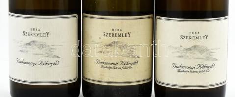 2004-2005-2006 Szeremley Huba Badacsonyi Kéknyelvű, 3 bontatlan palack száraz fehérbor, három évjára...