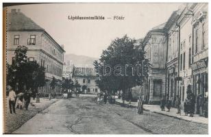Liptószentmiklós, Liptovsky Mikulás; - Képeslap füzet 10 képeslappal (Vasút, Vám és Úri utca, Fő tér...