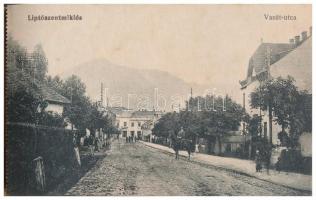 Liptószentmiklós, Liptovsky Mikulás; - Képeslap füzet 10 képeslappal (Vasút, Vám és Úri utca, Fő tér...