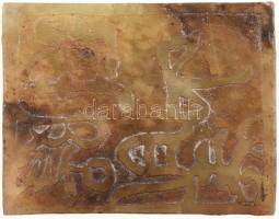 Sárkányt ábrázoló régi, kínai pecsétnyomó. faragott jade kő 4x5 cm / Chinese jade seal maker