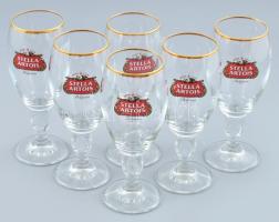6 db Stella Artois talpas pohár, eredeti dobozában