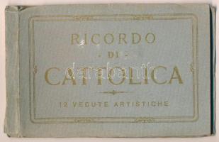 Cattolica - 3 vedute artistiche / postcar booklet with 3 postcards