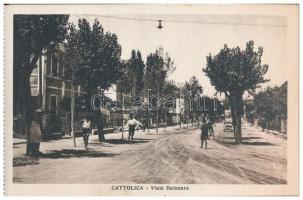 Cattolica - 3 vedute artistiche / postcar booklet with 3 postcards