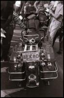 cca 1987 Budapest, motoros felvonulás és különféle motorok, 76 db vintage NEGATÍV, szabadon felhaszn...