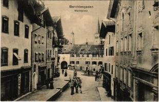 Berchtesgaden, Marktplatz, Gasthof zum Neuhaus / market square, inn, hotel