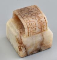 Régi, kínai pecsétnyomó. faragott kő 2,5cm / Chinese stone seal maker 2,5 cm