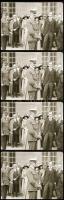 cca 1930 Horthy István kormányzó egy mozgófilm negatívjából kivágott filmcsíkon (22,5 cm), 12 db felvétel, 18x24 mm