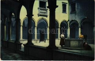 Piran, Pirano; Cortile dei Frati / Courtyard of the Friars