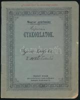 cca 1901-1902 Gerő Zsófia (1895-1966), Gerő Ödön (1863-1939) műkritikus, író lányának 5 db első és m...