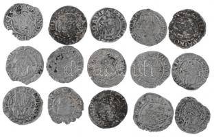 1524-1580. 15xklf magyar Ag dénár (összsúly 7,09g) T:1--2-
Hungary 1524-1580. 15xdiff Ag denar (wei...