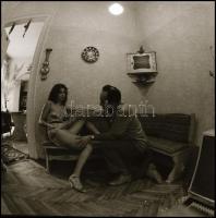 cca 1975 ,,Partiképes lányok, asszonyok" feliratú negatívos dobozból 13 db vintage NEGATÍV, szo...