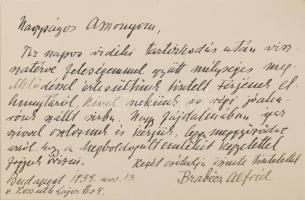 1939 Gerő Ödön (1863-1939) újságíró, műkritikus, író, szabadkőműves, a Pester Lloyd művészeti rovat ...