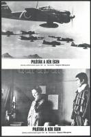 1976 ,,Pilóták a kék égen" című japán film jelenetei és szereplői, 11 db vintage produkciós fil...