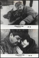 1981 ,,Kígyóméreg" című csehszlovák film jelenetei és szereplői, 6 db vintage produkciós filmfotó, ezüst zselatinos fotópapíron, 18x24 cm
