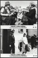1985 ,,Kakukk a sötét erdőben" című csehszlovák film jelenetei és szereplői, 6 db vintage produkciós filmfotó, ezüst zselatinos fotópapíron, 18x24 cm