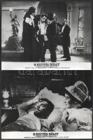 cca 1960 ,,A kutyás hölgy" című szovjet film jelenetei és szereplői, 21 db vintage produkciós f...