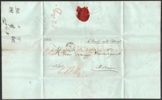 1848 Lukafalvi Zarka János (1805-1856) császári és királyi udvari tanácsos, ítélőtáblai elnök autogr...