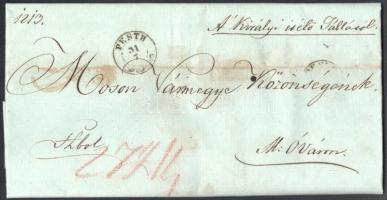 1848 Lukafalvi Zarka János (1805-1856) császári és királyi udvari tanácsos, ítélőtáblai elnök autogr...