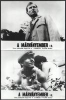 1977 Andrzej Wajda: ,,A márványember" című lengyel filmjének jelenetei és szereplői, 16 db vint...