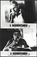 1977 Andrzej Wajda: ,,A márványember" című lengyel filmjének jelenetei és szereplői, 16 db vint...