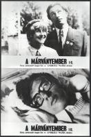 1977 Andrzej Wajda: ,,A márványember" című lengyel filmjének jelenetei és szereplői, 16 db vint...