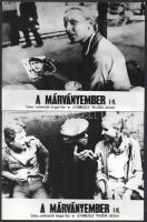 1977 Andrzej Wajda: ,,A márványember" című lengyel filmjének jelenetei és szereplői, 16 db vint...