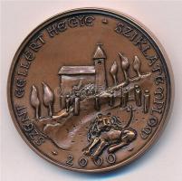 2000. "Szent István király - Buda 2000 / Szent Gellért hegye - Sziklatemplom" bronz emléké...