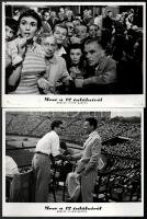 1957 ,,Mese a 12 találatról" című magyar film film jelenetei és szereplői (köztük Darvas Iván, ...