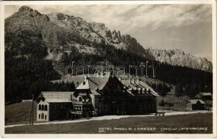 Lago di Carezza, Karersee (Südtirol); Hotel Passo di Carezza, Latemar