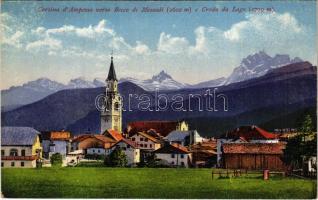 Cortina dAmpezzo (Südtirol), verso Becco di Mezzodi e Croda da Lago