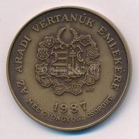 Bognár György (1944-) 1987. "MÉE Gyöngyösi Csoport - Aradi Vértanúk / Nagysándor József" B...